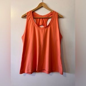 Athleta tank top size 1x coral color